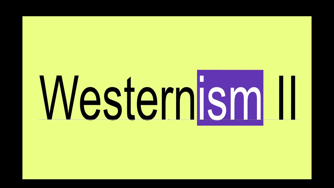 Westernism II - video artwork on antisemitism in the West and in the art world post October 7