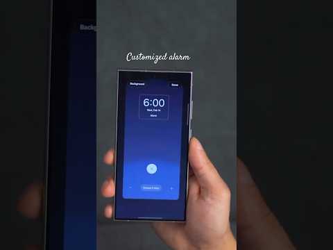 Custom Alarm on Galaxy S24 Ultra