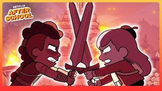 Download lagu Fighting the Giantslayer! ⚔️🔥 Hilda | Netflix After School mp3