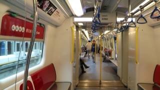 港鐵馬鞍山綫8卡列車首日啟用駛入大圍站4號月台及車箱內部設施 