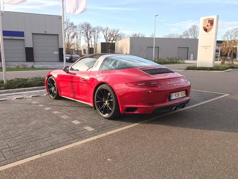 2016 Porsche 911 Targa 4s, Engine sound, walk around and interior look