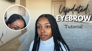 VLOGMAS DAY 12 2021🎄| UPDATED *DETAILED*  EYEBROW TUTORIAL | Armani Wells