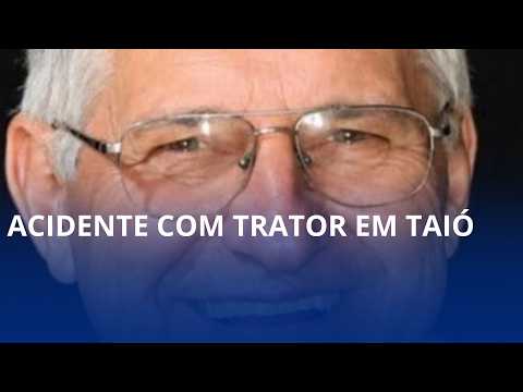 Acidente de trator em Taió