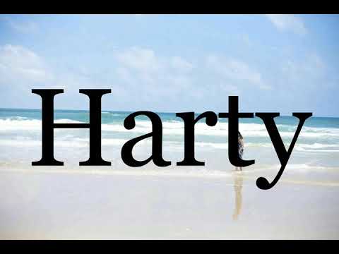 How To Pronounce Harty🌈🌈🌈🌈🌈🌈Pronunciation Of Harty