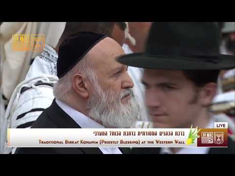 סוכות 2025 - מעמד ברכת הכהנים בשידור חי סוכות תשפ"ו