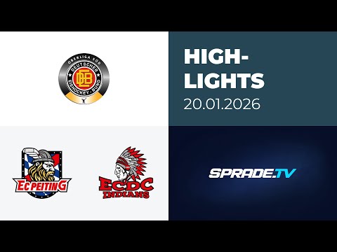 January 20, 2026 - Highlights - EC Peiting vs. ECDC Memmingen Indians