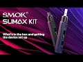 SMOK SLIMAX Vape Kit - What's in the box and getting the device set up