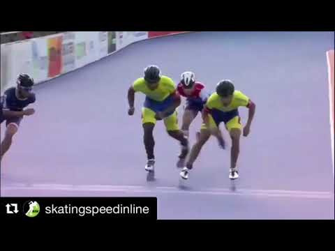 Senior men 500m final! 2023 #worldskategamesITA24 #luiginoverducci #race #skaters