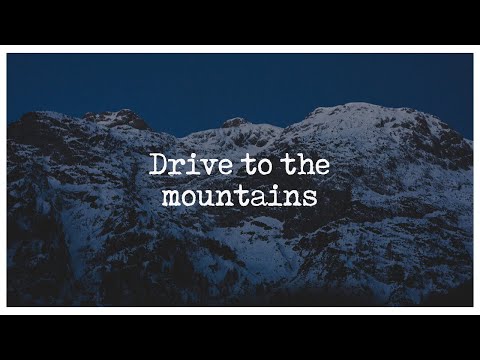 A CAR DRIVE TO THE MOUNTAINS / Travel Video