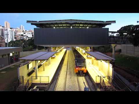 (EXCLUSIVO) OS PRIMEIROS TESTES do METRÔ na ESTAÇÃO AMAZONAS no Bairro GAMELEIRA em BELO HORIZONTE