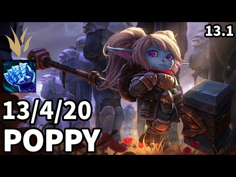 Poppy Jungle vs Diana - EUW Master | Patch 13.1