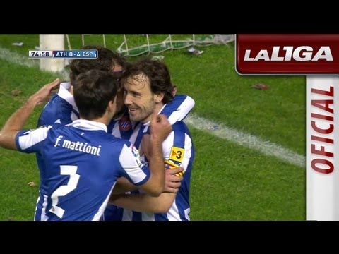 Gol de Verdú (0-4) en el Athletic de Bilbao - RCD Espanyol - HD
