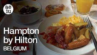 Brunch at Hampton by Hilton Antwerp Central Station in Belgium
