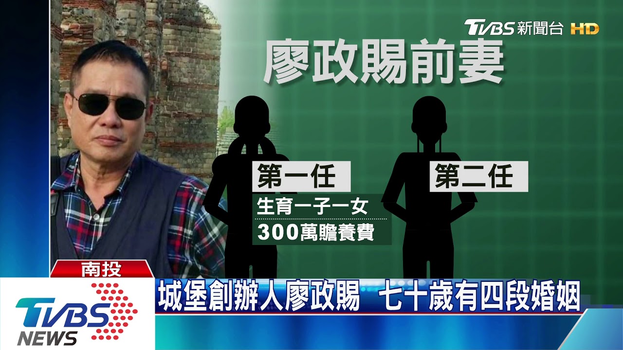 城堡創辦人廖政賜 七十歲有四段婚姻