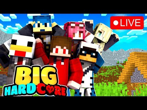 GIORNO 2 NELLA BIG HARDCORE DEGLI YOUTUBER su MINECRAFT!