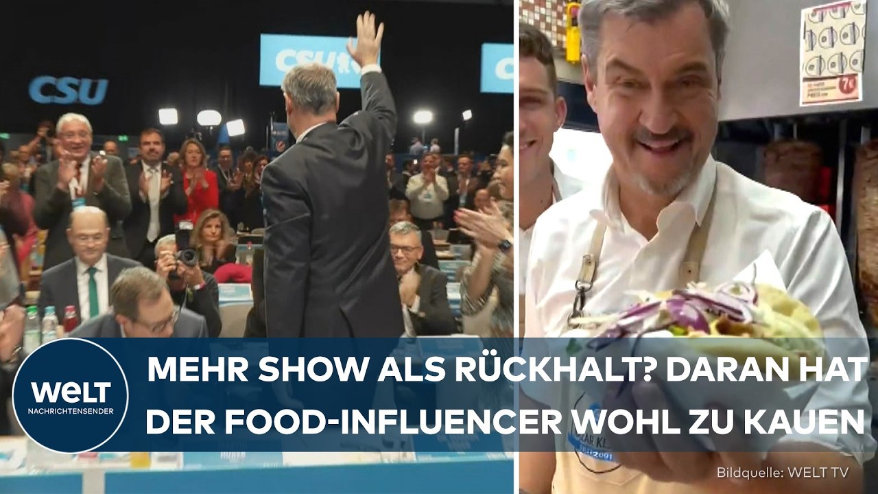 MARKUS SÖDER: Mehr Show als Rückhalt? Aschermittwoch: CSU-Ministerpräsident auf großer Bühne