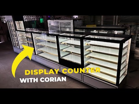 Sweet Display Counter Corian With Ac