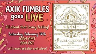 LIVESTREAM - Lets get in touch with our inner goddess -  join me for a spot of chat and colouring!