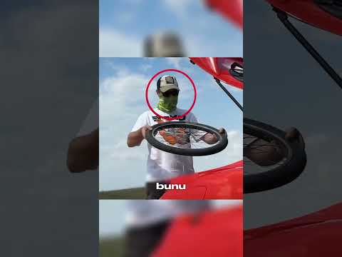 Arabaya Bisiklet Tekerleği Takarsan Ne Olur? 😳🚗