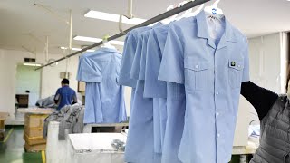 Amazing School Uniform Mass Production Process. School Uniform factory