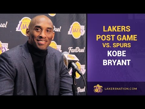 Kobe Bryant Talks Spurs, Tim Duncan, Manu Ginobili