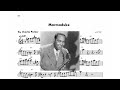 Marmaduke - Charlie Parker Eb Transcription