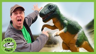 Dinosaur Hide and Seek at Dinosaur World - T-Rex Ranch Dinosaurs for Kids