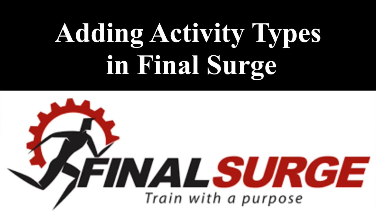 Adding and Editing Activity Types