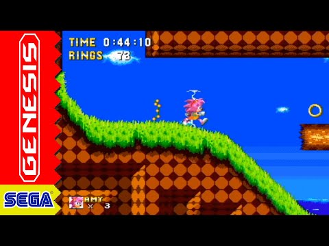 Sonic 2 Advanced Edit Release 4 -Amy Rose- (Sega Genesis) - Longplay
