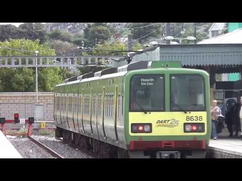 Dart numbers 8637 + 8638 - Howth Railway Station, Dublin.