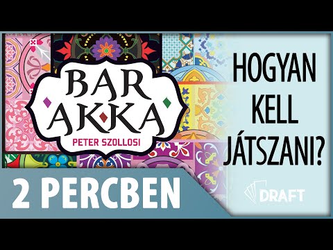 2 Percben // A Barakka Játékszabályainak Alapjai - :: DRAFT :: Társasjáték vlog