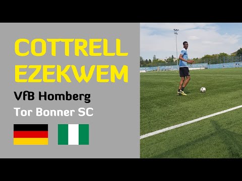 Kopfballtor Cottrell Ezekwem 1-0 VfB Homberg Bonner SC 15.05.2020 Regionalliga West