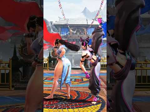Chunli vs Juri Time Over Win Pose - SF6