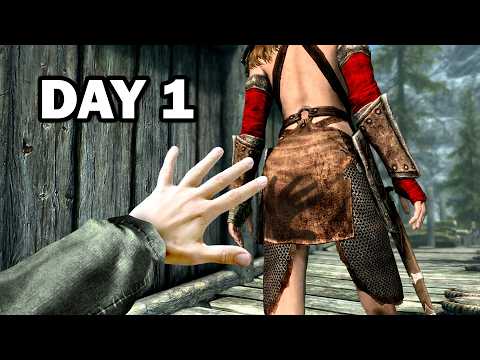 Skyrim VR but I can ONLY use stolen loot...