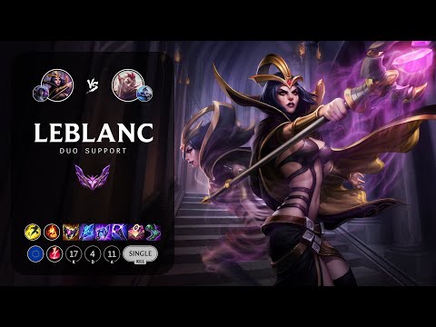 LeBlanc Support vs Rakan - EUW Master Patch 13.13