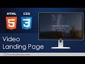 Full Screen Video Background - HTML & CSS