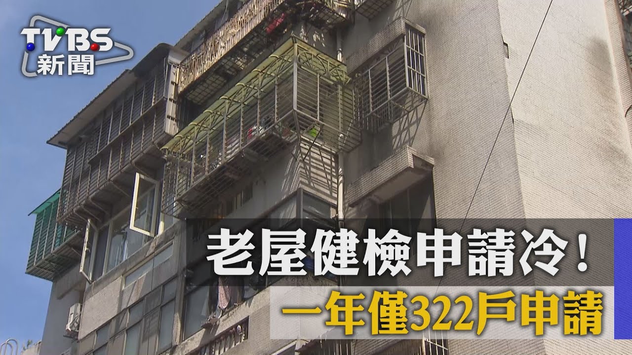老屋健檢申請冷! 一年僅322戶申請