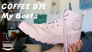 Dyeing my Shoes with Coffee | 2021