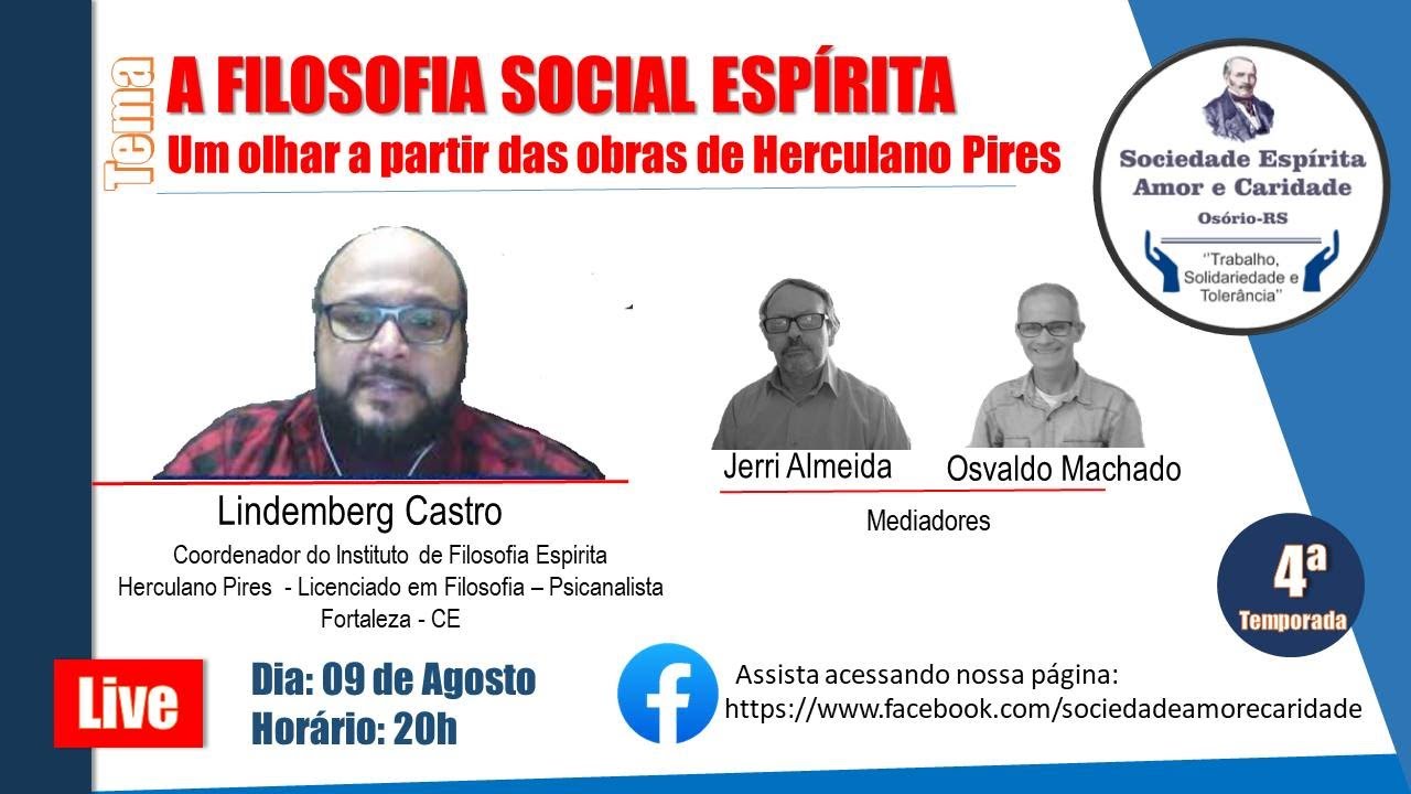 A Filosofia Social Espirita   Um Olhar a partir das obras de Herculano Pires - Lindemberg Castro