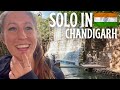 First Time in CHANDIGARH 🇮🇳 Solo India Travel Vlog: Sukhna Lake, Rock Garden, Sector 17, Elante Mall