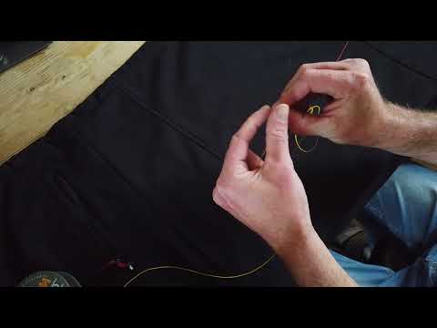 How to tie shock leader to main line - a quick tutorial