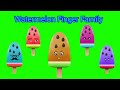 Watermelon Finger Family Song Daddy Finger Family Rhymes For Children Watermelon Finger Family