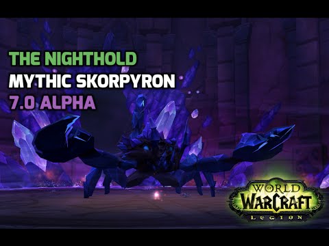 7.0 Alpha: The Nighthold Mythic Skorpyron - Fire Mage PoV