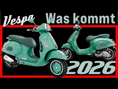 What will the new Vespa season 2026 bring?