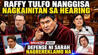 NAGKAINITAN sa SENATE HEARING ni VP SARAH DUTERTE