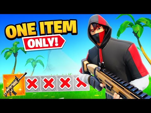 The ONE ITEM ONLY Challenge In Fortnite!