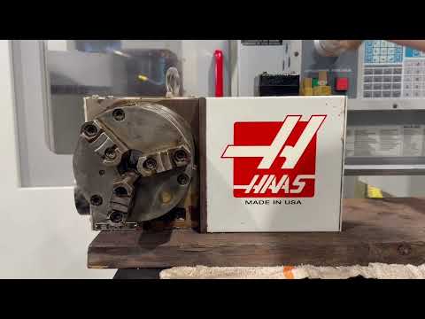 HAAS HRT-160 CNC 4th Axis Rotary Table Brush Style #7610