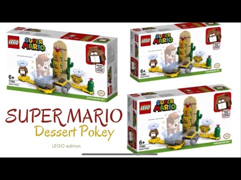 LEGO SUPER MARIO ~ Desert Pokey 🌵 Expansion Set