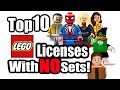Top 10 LEGO Licenses With NO Sets!