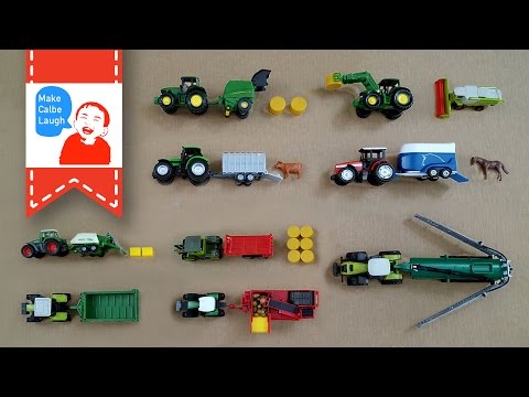 Learning Farm Vehicles Names for kids with siku